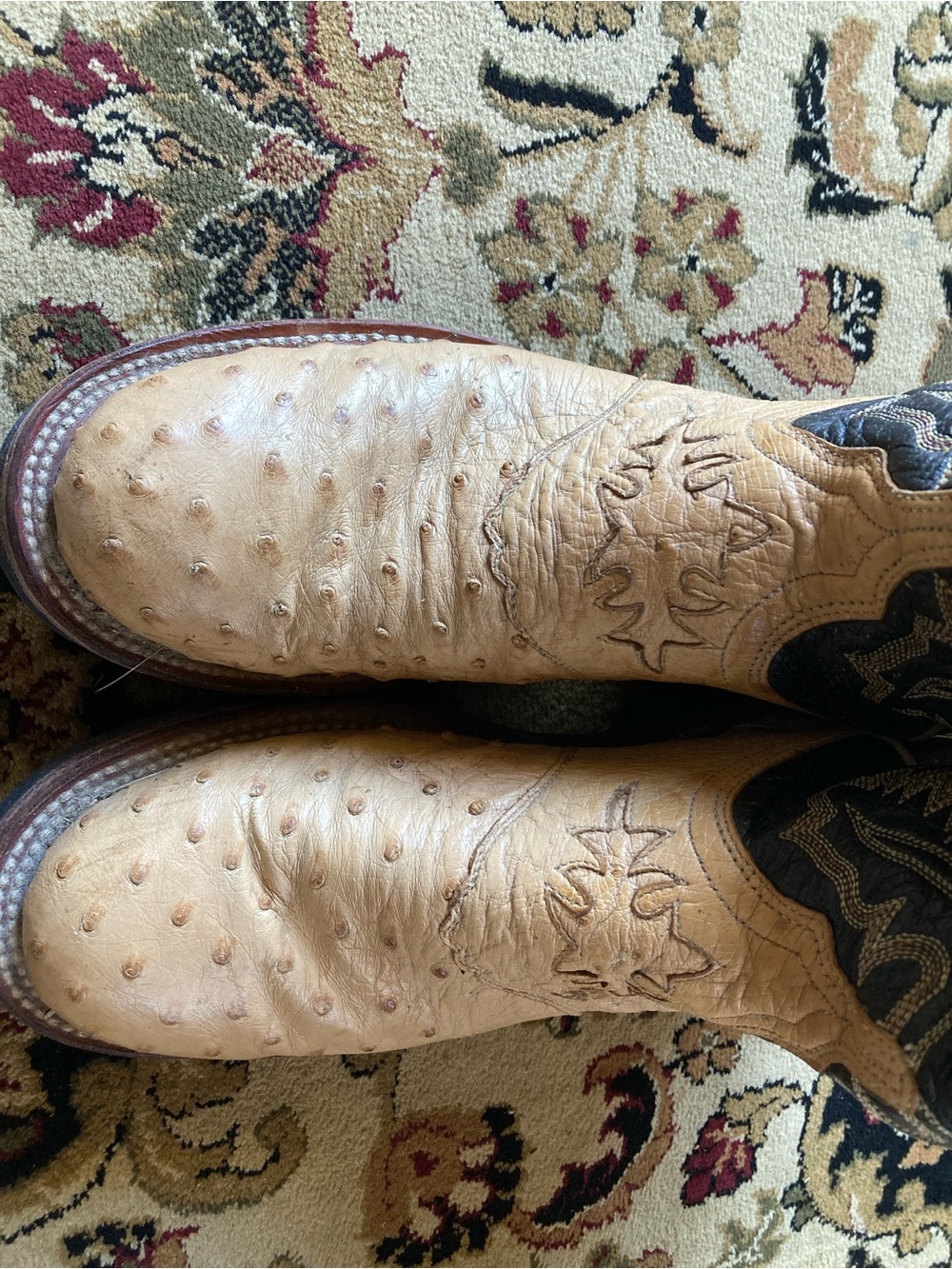 Lucchese Ostrich Boots - Picture 5 of 15